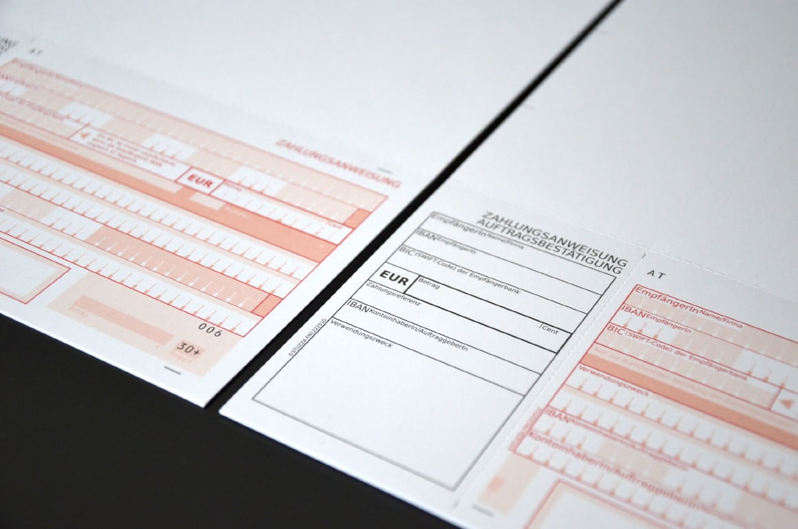 SEPA Zahlungsanweisung | SEPA Zahlschein | Erlagschein zum Drucken