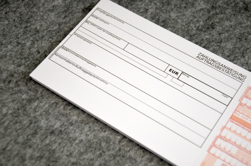 SEPA Zahlungsanweisung | SEPA Doppelzahlungsanweisung zum Drucken